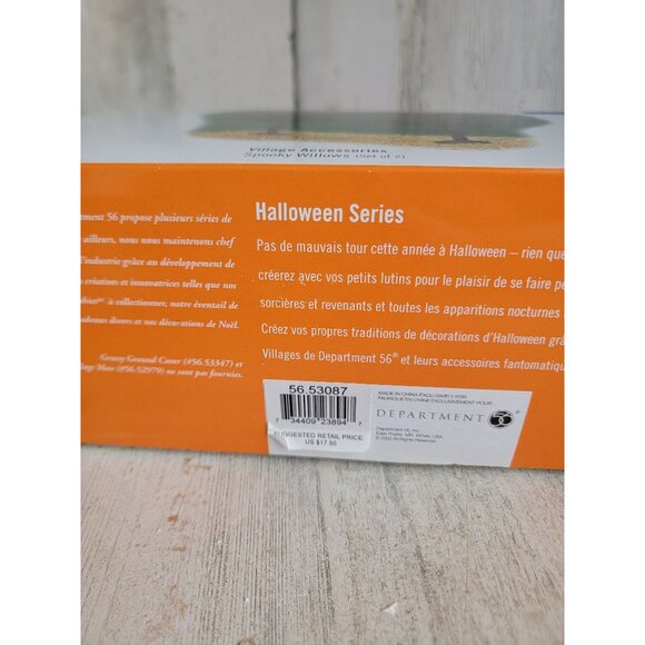 Dept 56 53087 NEW Spooky willows Halloween village accessory glitter set - Picture 6 of 6